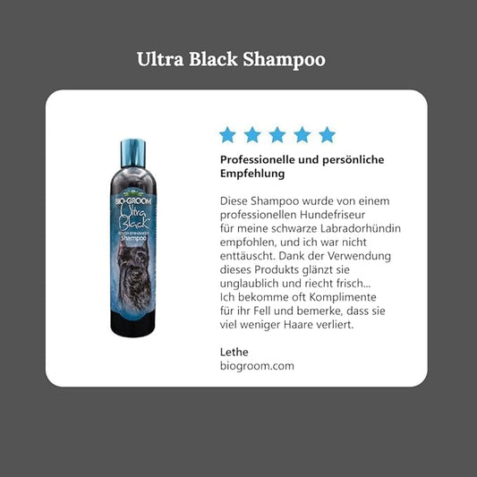 Bio-Groom Natural Shampoo: Intense Shine & Deep Color for Dark Coats!