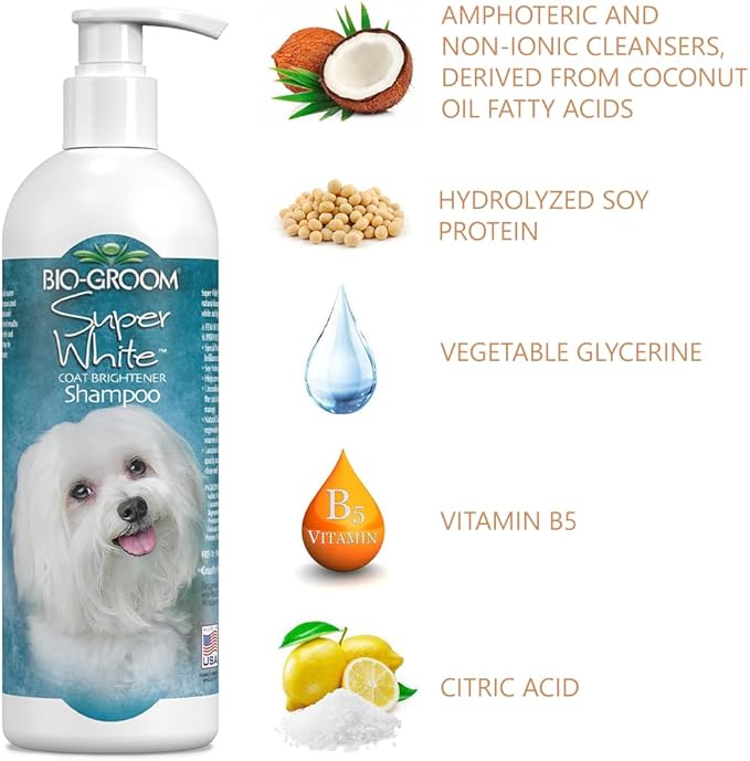 Bio-Groom Whitening Shampoo: Dazzling Shine and Strength for Your Dog