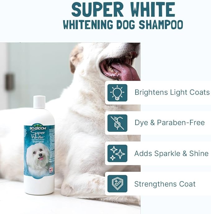 Bio-Groom Whitening Shampoo: Dazzling Shine and Strength for Your Dog