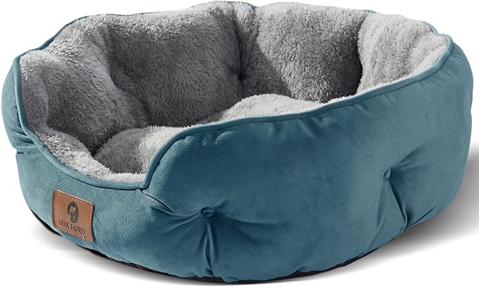 Polar Fleece Round Bed: Deep and Secure Rest for Your Pet