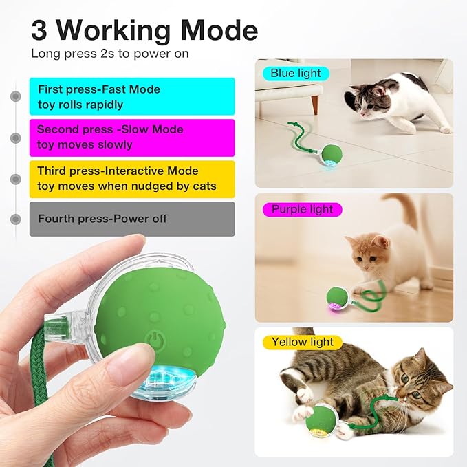 YoPoll Interactive Ball: Stimulate Your Cat’s Hunting Instinct
