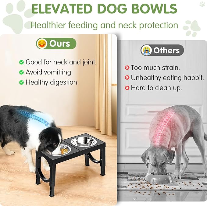 XiaZ Adjustable Elevated Feeder