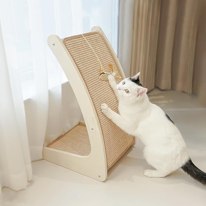 L-Shaped Sisal Scratcher: Durability and Guaranteed Fun