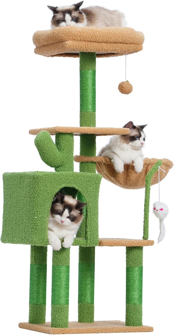 Árbol Rascador Completo para Gatos: ¡Aventura, Confort y Diversión Sin Fin!