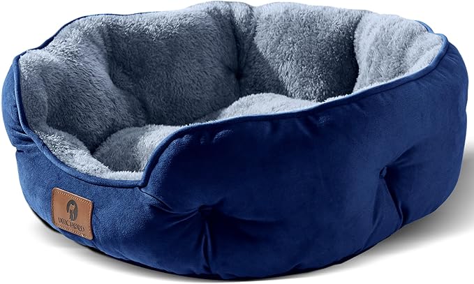 Polar Fleece Round Bed: Deep and Secure Rest for Your Pet