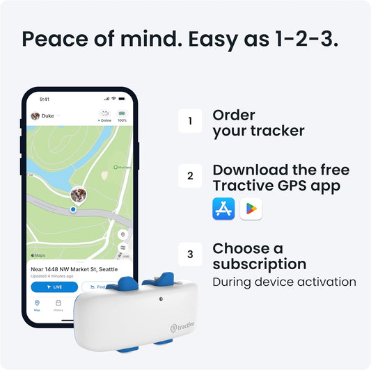 Tractive GPS Tracker: Live Tracking, Virtual Fences & Activity Monitoring!