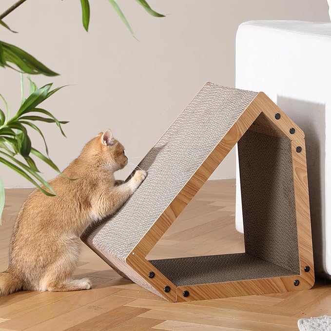 3-in-1 Scratcher: Fun, Rest, and Protection in One Product