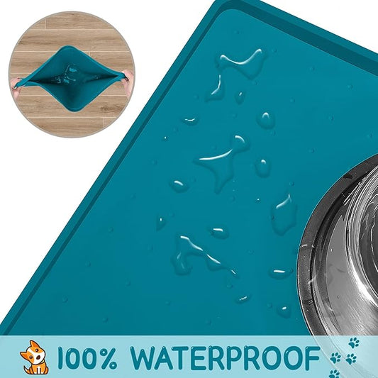 Silicone Spill-Proof Pet Mat: Keep Your Floors Clean, Effortlessly!