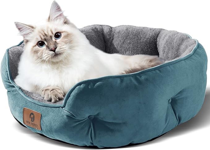 Polar Fleece Round Bed: Deep and Secure Rest for Your Pet