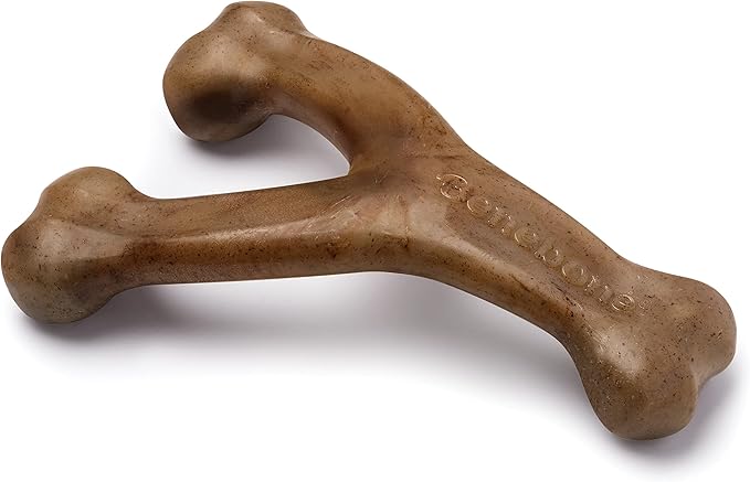 Benebone Wishbone: Indestructible Bone with Real Bacon Flavor