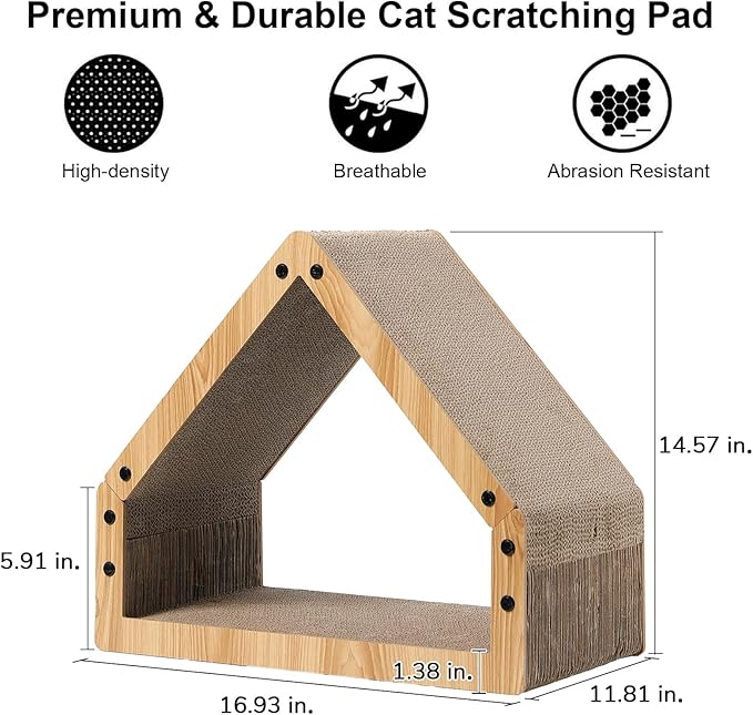 3-in-1 Scratcher: Fun, Rest, and Protection in One Product