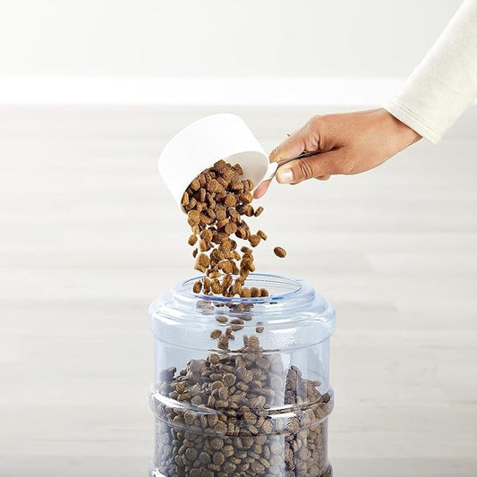 Large Automatic Pet Food & Water Dispenser | Gravity-Fed, 2.5 GAL / 12 LBS for Dogs & Cats (Sold Separately)