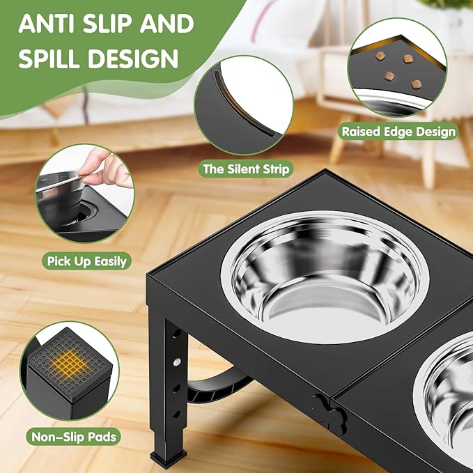 XiaZ Adjustable Elevated Feeder