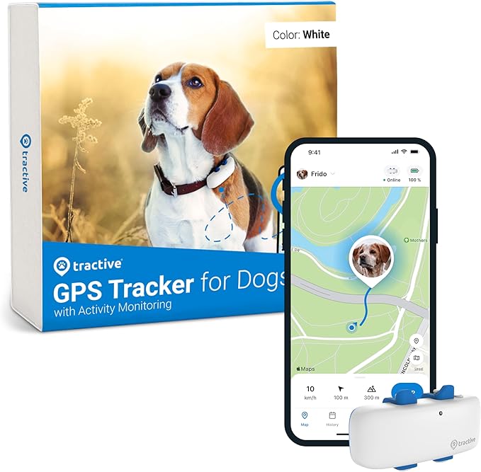 Rastreador GPS Tractive: ¡Rastreo en Vivo, Vallas Virtuales y Monitoreo de Actividad!