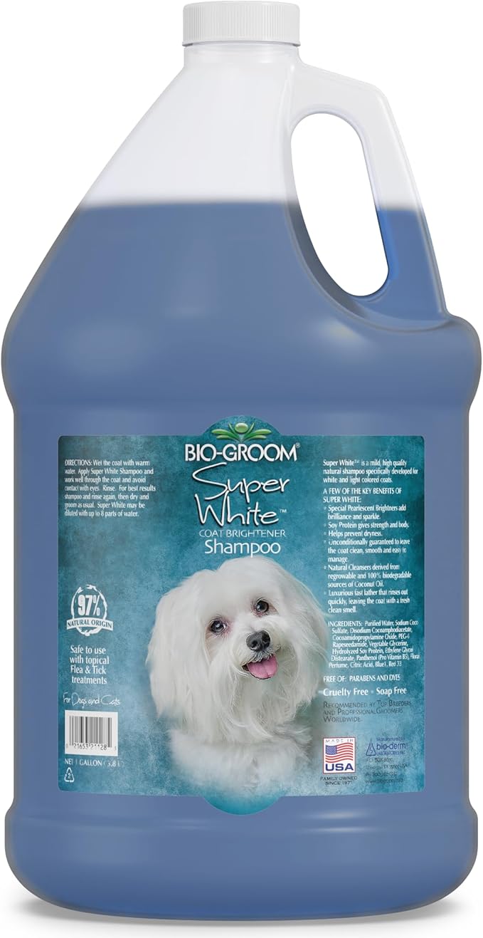 Bio-Groom Whitening Shampoo: Dazzling Shine and Strength for Your Dog