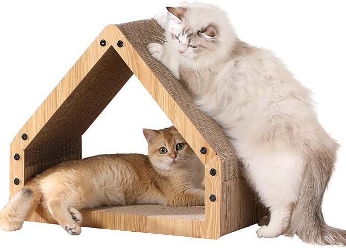 3-in-1 Kitten Scratcher: Fun, Rest & Furniture Protection in One!