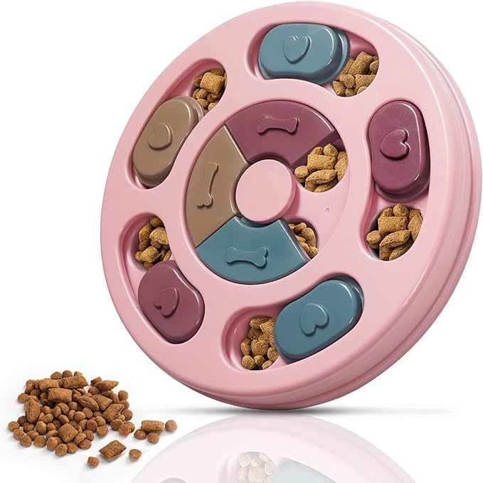 Juguete Interactivo y Comedero Lento para Perros: ¡Comida Divertida que Estimula su Mente!