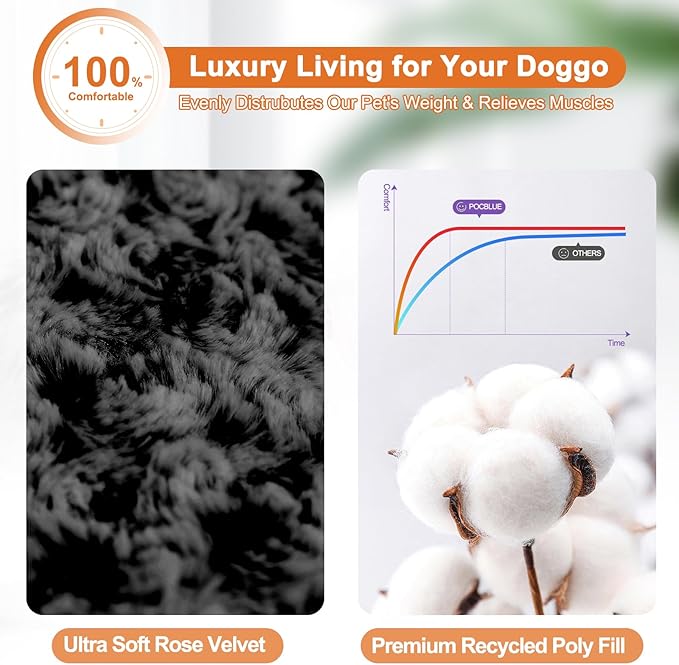 Cama de Terciopelo Rosa Premium para Mascotas: ¡Soporte, Comodidad y Estilo Superior!