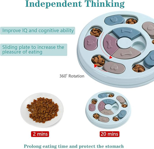Interactive Dog Toy & Slow Feeder: Mind-Stimulating Mealtime Fun!