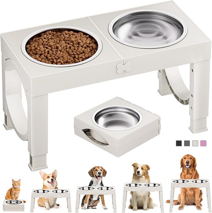 XiaZ Adjustable Elevated Feeder
