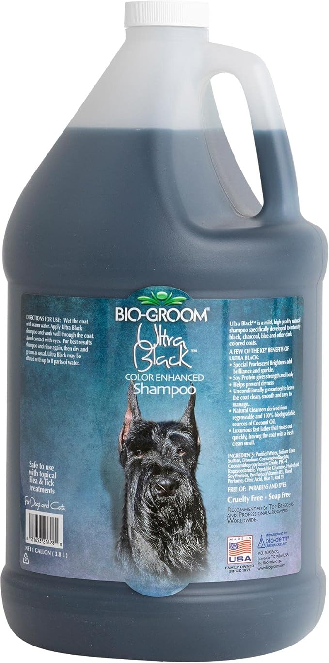 Bio-Groom Natural Shampoo: Intense Shine & Deep Color for Dark Coats!