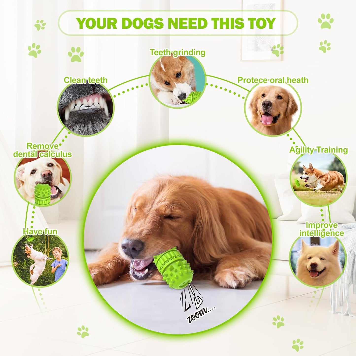 PIFFZEDO Squeaky Chew Toy: Entertainment and Well-Being for Your Dog