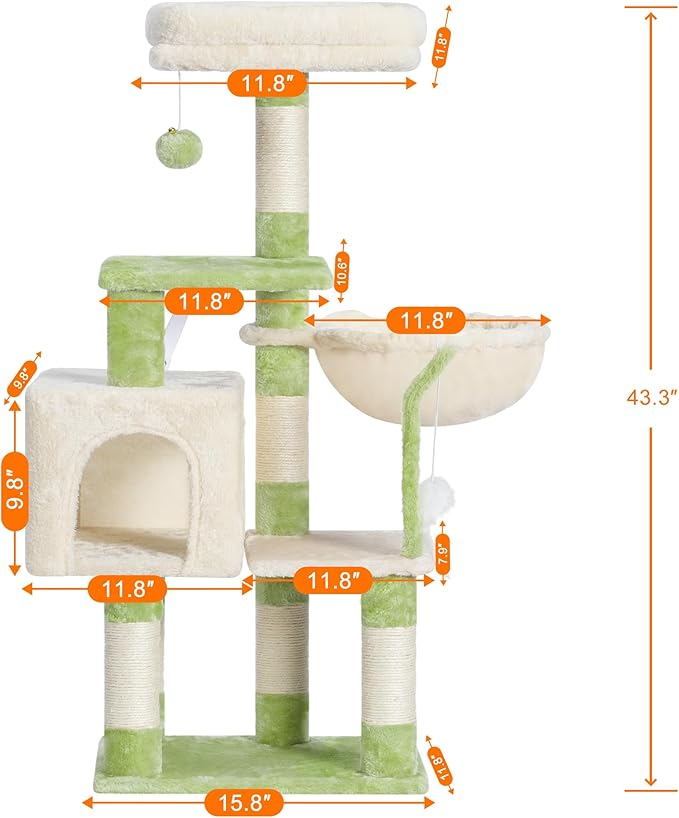Árbol Rascador Completo para Gatos: ¡Aventura, Confort y Diversión Sin Fin!