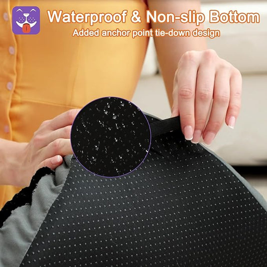 Premium Pink Velvet Pet Bed: Ultimate Support, Comfort & Style!