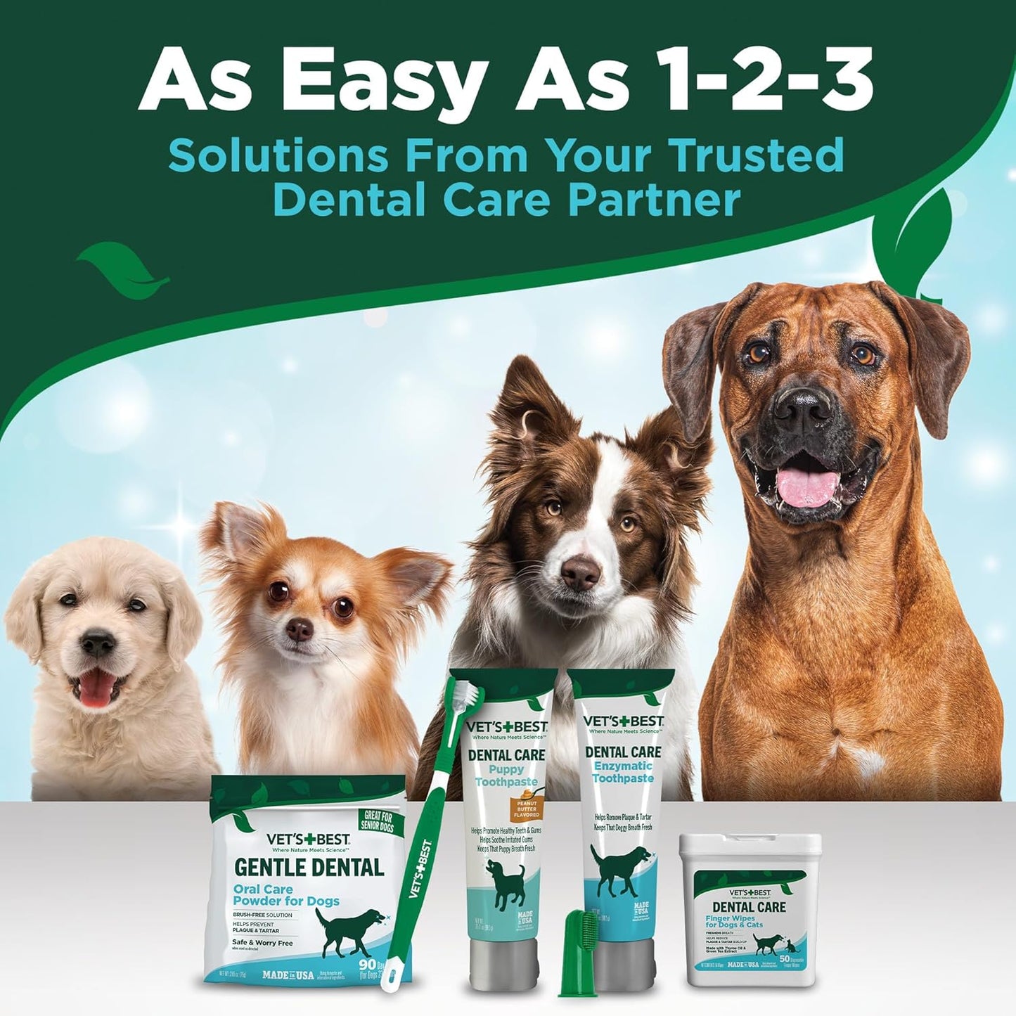 Complete Dental Kit for Dogs: Professional Oral Care at Home for a Radiant, Healthy Smile!
