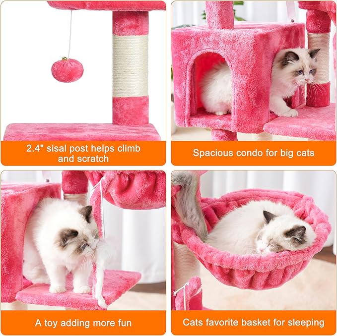 Árbol Rascador Completo para Gatos: ¡Aventura, Confort y Diversión Sin Fin!