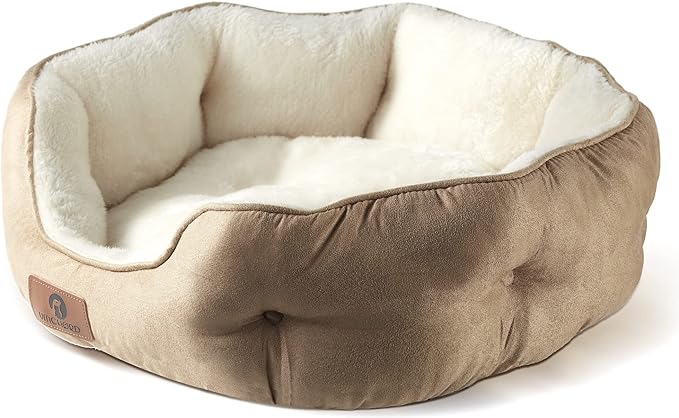 Polar Fleece Round Bed: Deep and Secure Rest for Your Pet