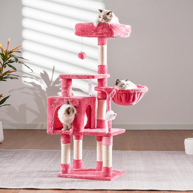 Árbol Rascador Completo para Gatos: ¡Aventura, Confort y Diversión Sin Fin!