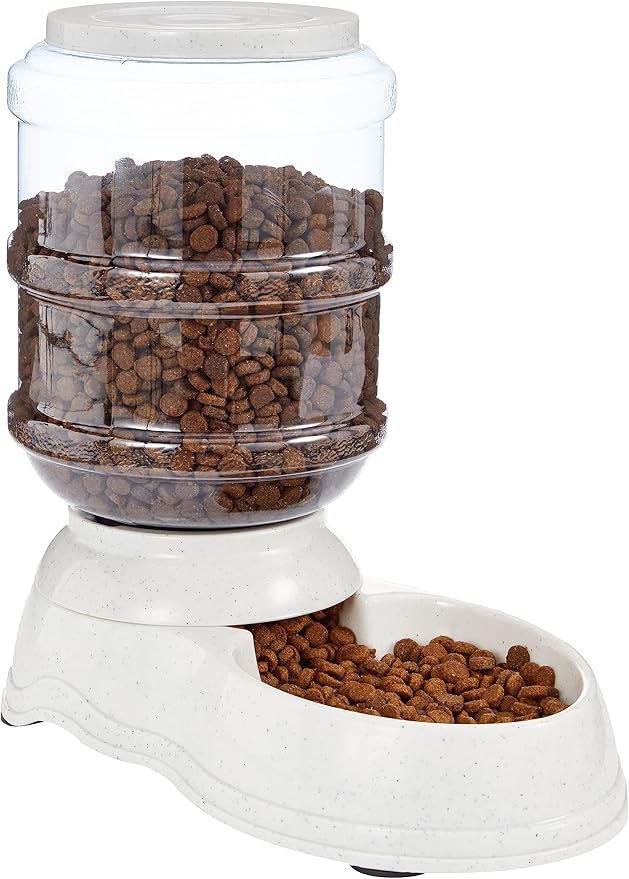 Large Automatic Pet Food & Water Dispenser | Gravity-Fed, 2.5 GAL / 12 LBS for Dogs & Cats (Sold Separately)