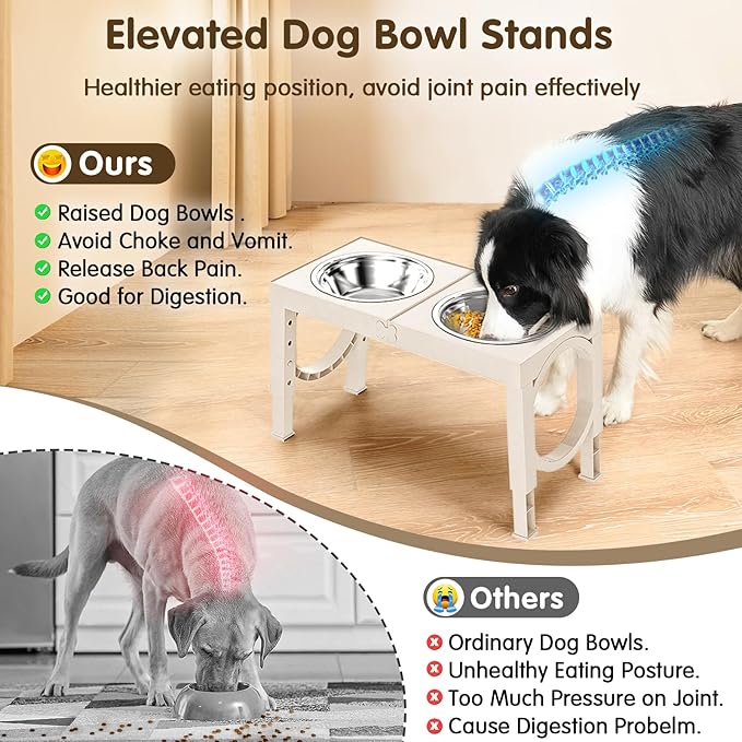 Comedero Elevado Ajustable XiaZ: ¡Mejora Postura y Digestión en tu Perro!