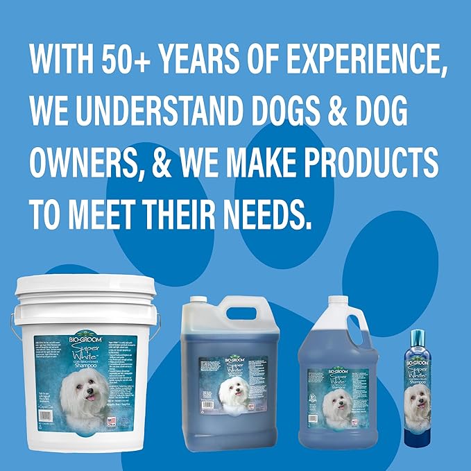 Bio-Groom Whitening Shampoo: Dazzling Brightness & Coat Strength for Your Dog!