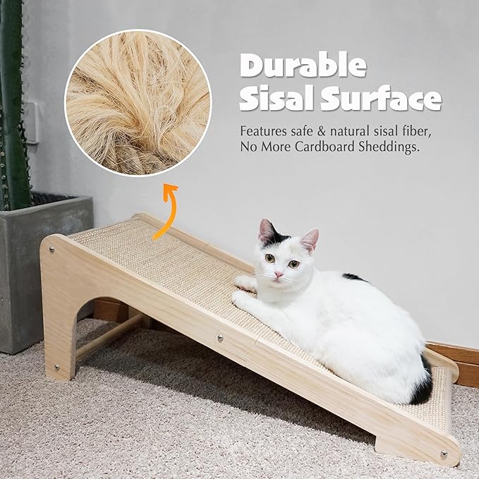 L-Shaped Sisal Scratcher: Durability and Guaranteed Fun