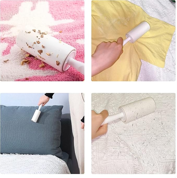 Extra Sticky Lint Roller: Effortless, Long-Lasting Pet Hair & Lint Removal!