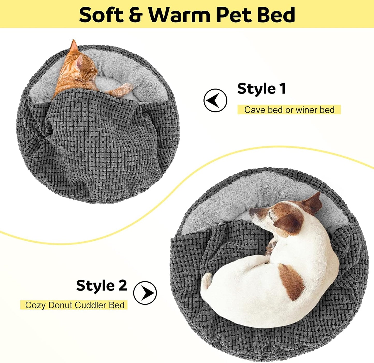 Siwa Marry Hooded Bed: Peaceful Rest for Your Pet