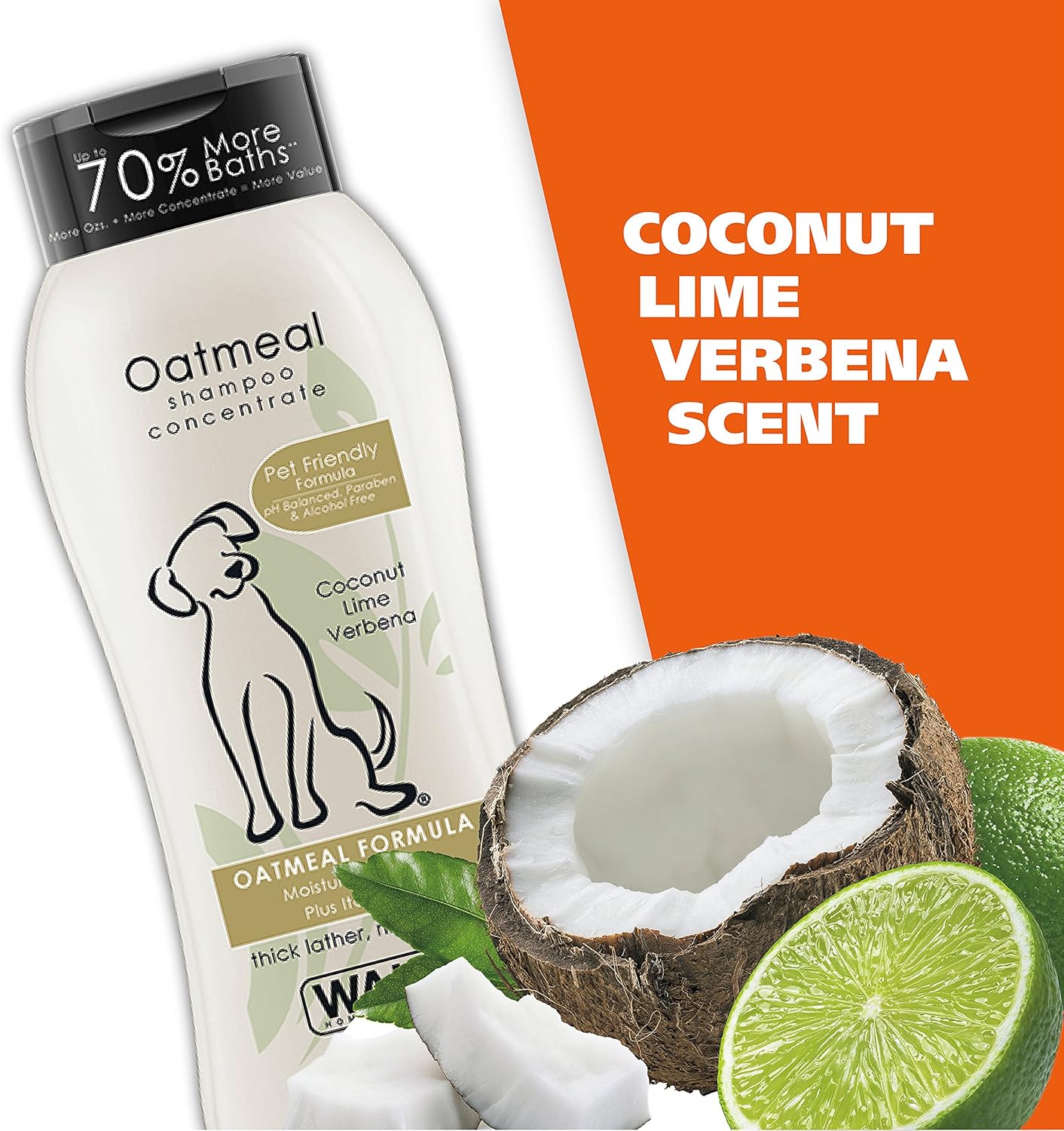 Champú seco de avena y verbena Wahl: cuidado suave para tu mascota
