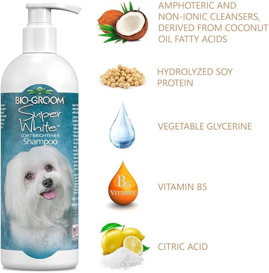 Bio-Groom Whitening Shampoo: Dazzling Shine and Strength for Your Dog