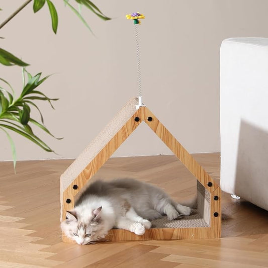3-in-1 Scratcher: Fun, Rest, and Protection in One Product