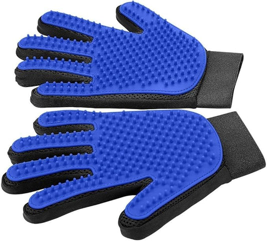 Delomo Grooming Gloves: Relaxing Massage and Effective Loose Hair Removal