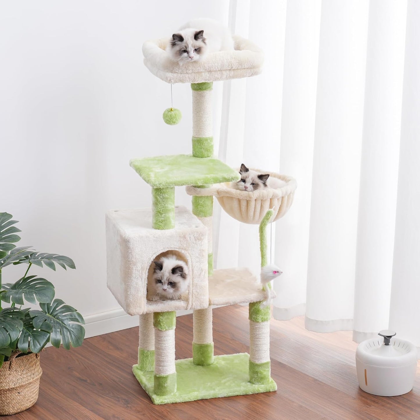 Árbol Rascador Completo para Gatos: ¡Aventura, Confort y Diversión Sin Fin! 