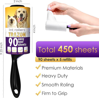 Trazon Lint Roller Set: Effortless and Long-Lasting Cleaning