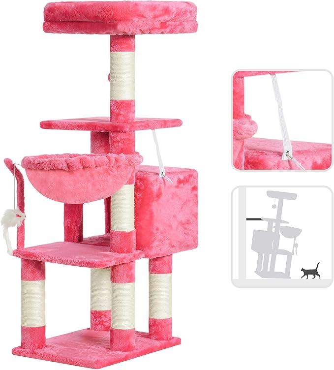 Árbol Rascador Completo para Gatos: ¡Aventura, Confort y Diversión Sin Fin! 