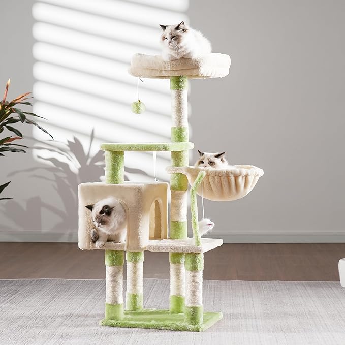 Árbol Rascador Completo para Gatos: ¡Aventura, Confort y Diversión Sin Fin! 