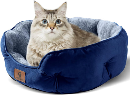 Cama Redonda de Forro Polar: ¡Descanso Profundo y Seguro para tu Mascota!