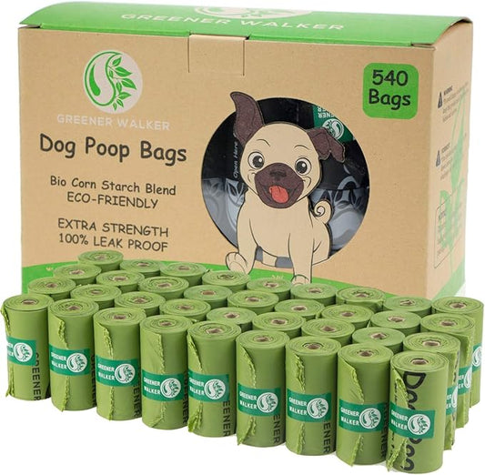 Extra Thick Poop Bags: 540 Units, 9 Months of Peace and Sustainability
