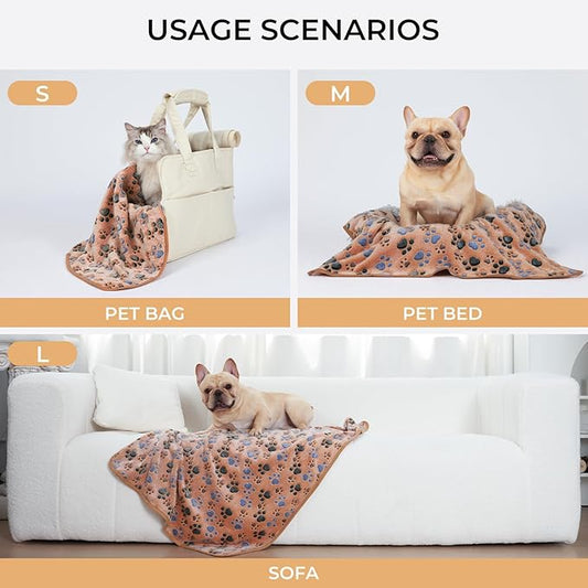 Paquete de 3 mantas de terciopelo coral: comodidad, protección y un diseño adorable.