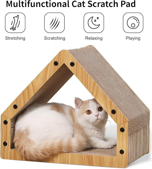 3-in-1 Scratcher: Fun, Rest, and Protection in One Product
